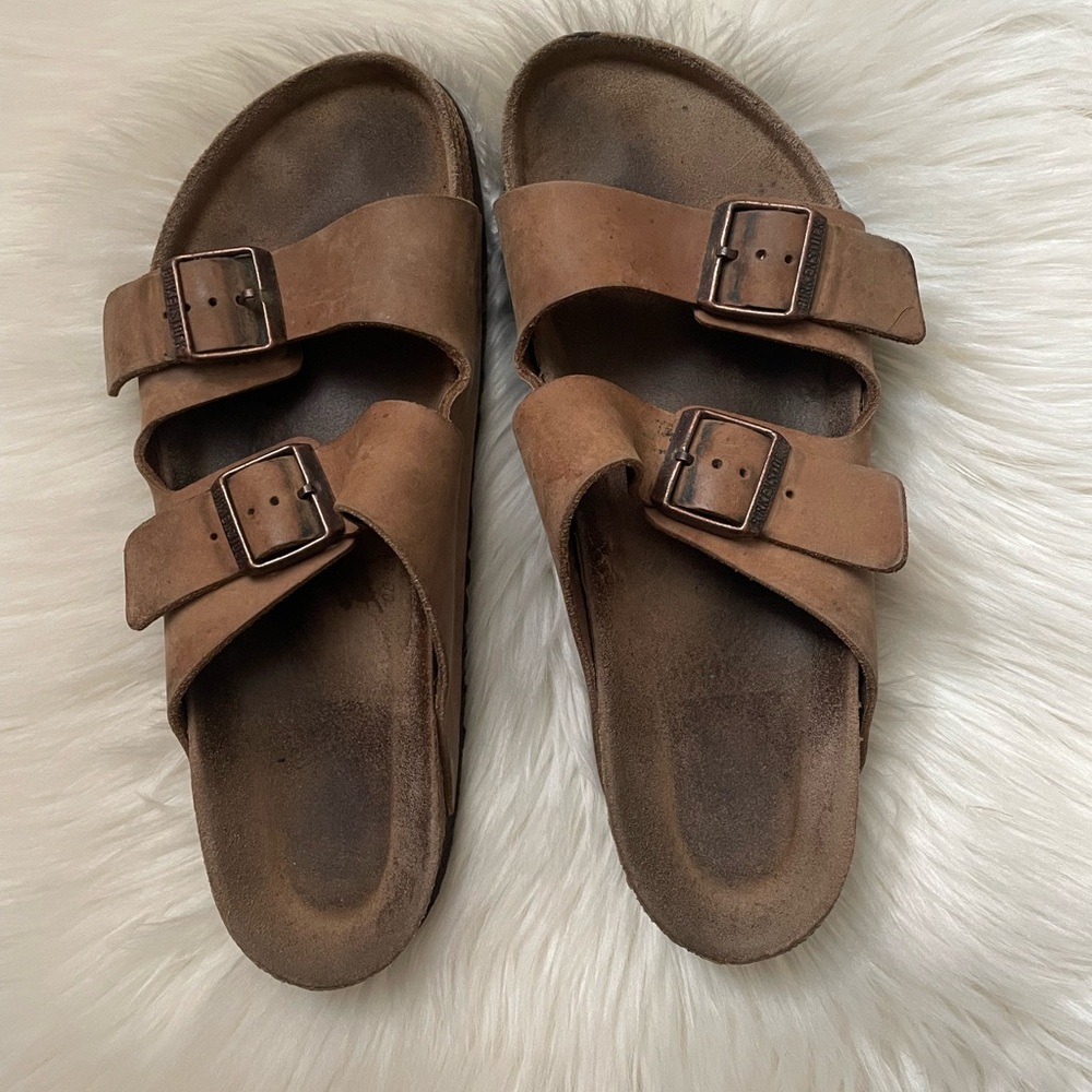 Birkenstock Brown Men's Sandals - Picture 2 of 7
